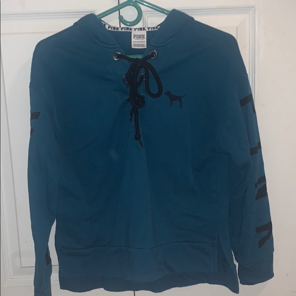 Teal PINK hoodie
